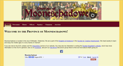 Desktop Screenshot of mooneschadowe.ansteorra.org