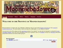 Tablet Screenshot of mooneschadowe.ansteorra.org