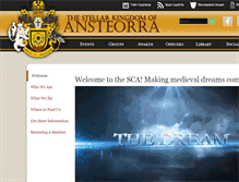 Tablet Screenshot of ansteorra.org